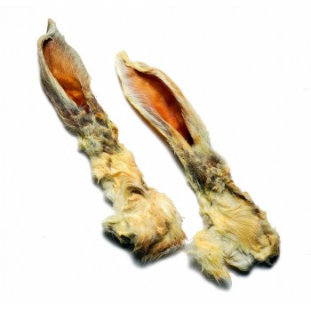 Celtic Treats - Rabbit Ears with fur 2,5kg (bulk)
