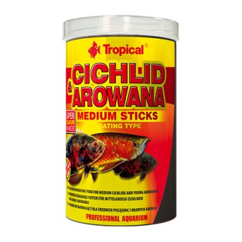 Cichlid & Arowana Medium Sticks 250ml/90g