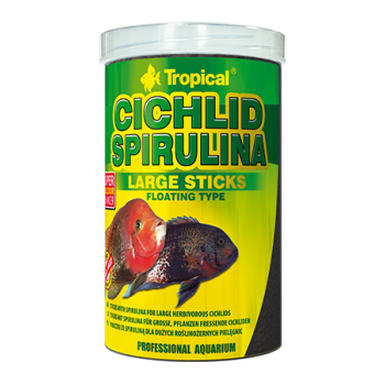 Cichlid Spirulina Large Sticks 1000ml/300g