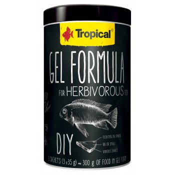 Gel Formula for Herbivous Fish 1000ml/105g (3x35g)