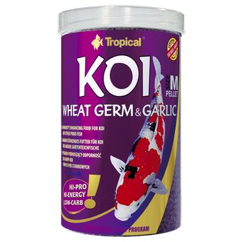 Koi Wheat Germ & Garlic Pellet size M 1000ml/350g -tin
