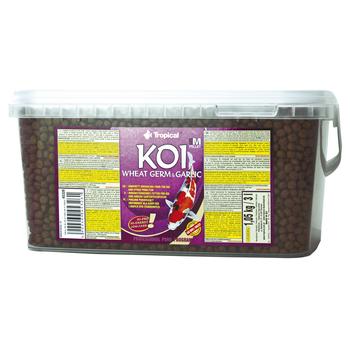 Koi Wheat Germ & Garlic Pellet size M  5l/1,75kg -bucket